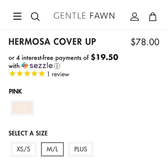 Blush Pink & Cream Ruana/Wrap/Shawl Size OS - Picture 9 of 11